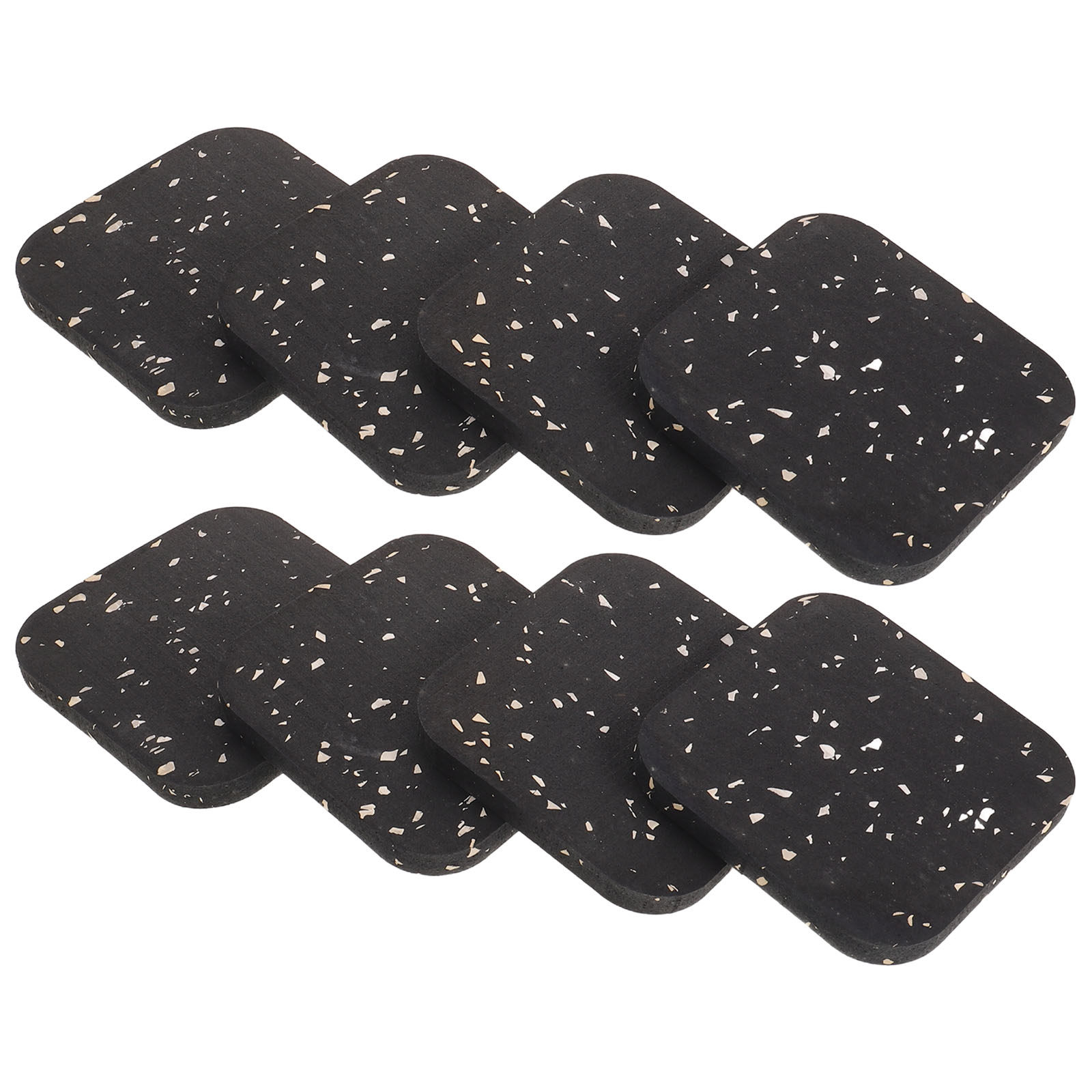 Home Gym Gym Equipment - 8Pcs Treadmill Noise Reduction Mat Thick