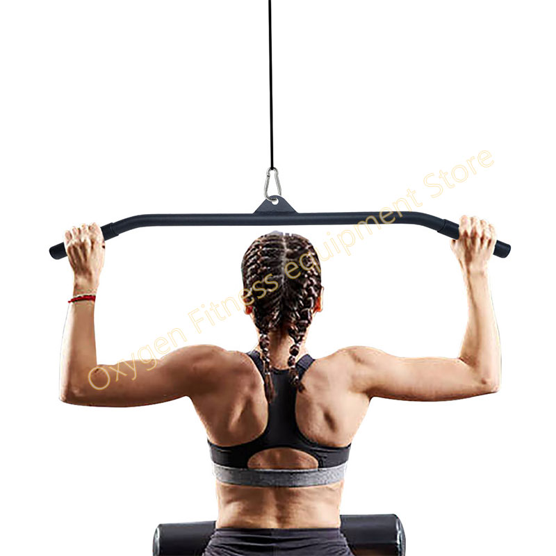 Home Gym Pulley System - 29/39/48 Inch LAT Pulldown Bar Attachments