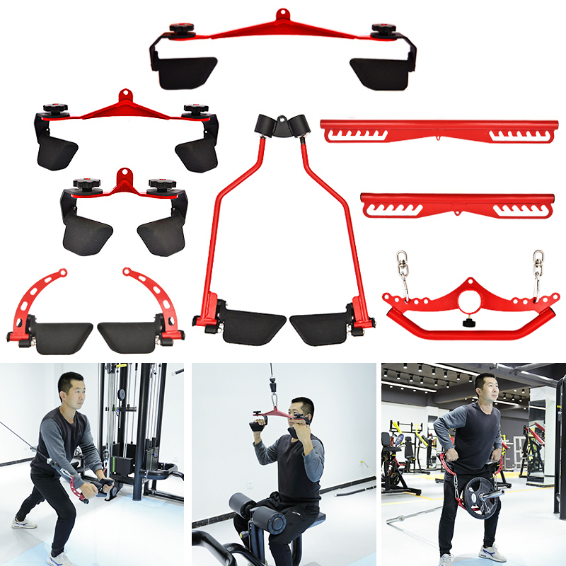 Home Gym Pulley System - Adjustable Fitness Lat Pull Down Bar