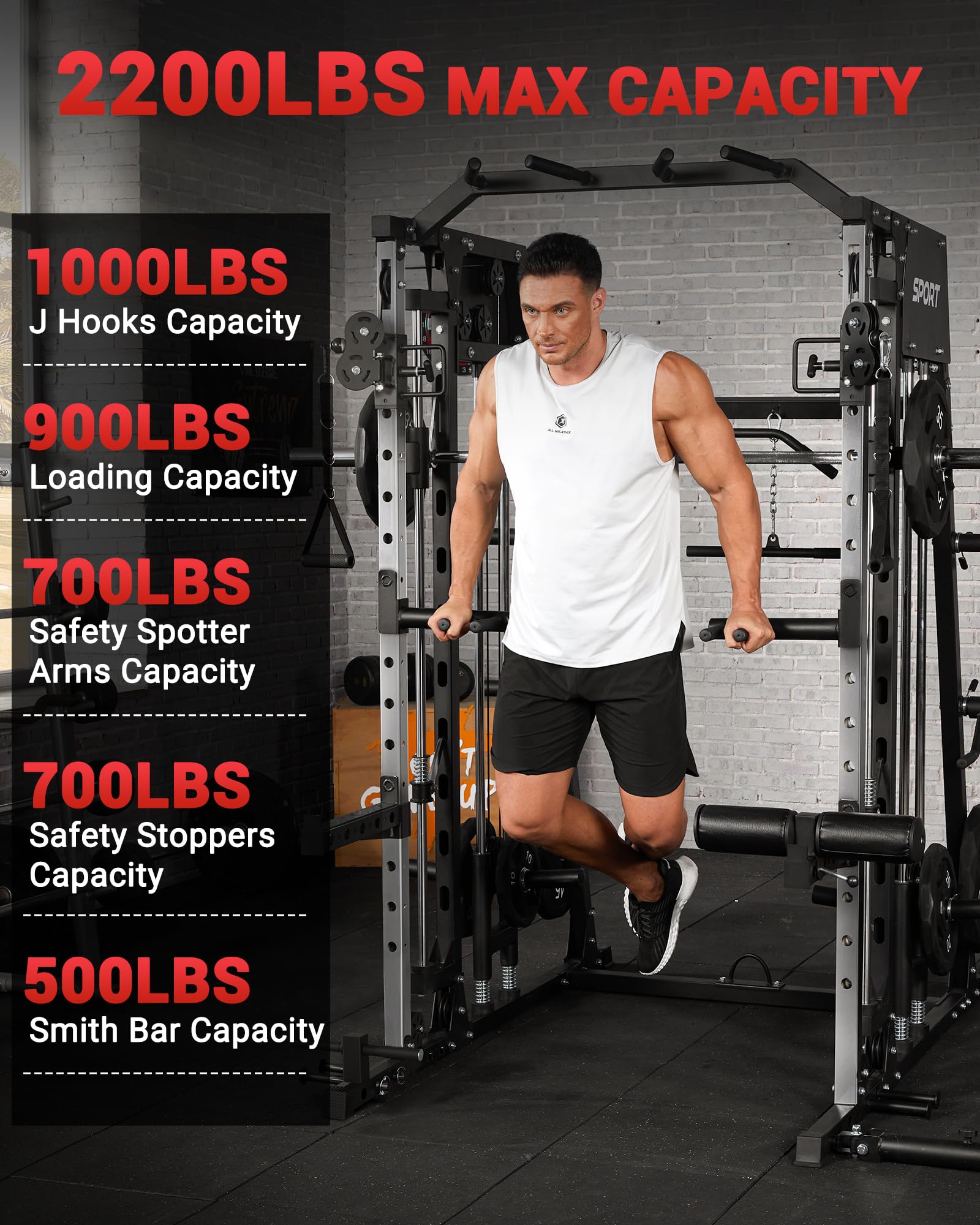 Smith Machine Home Gym All in  - Home Gym One Machine review and price