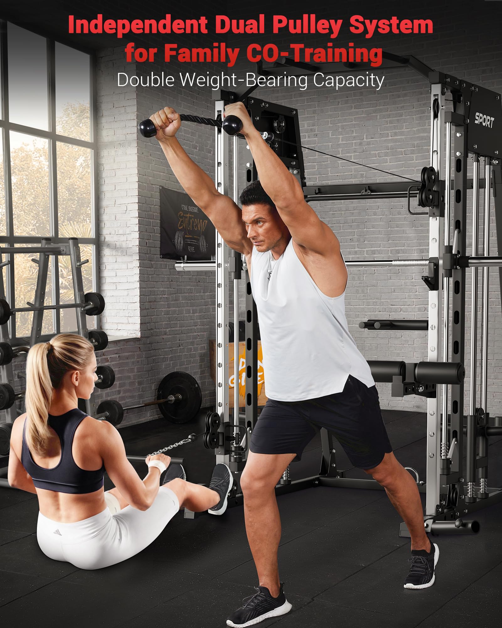 Smith Machine Home Gym All in  - Home Gym One Machine review and price