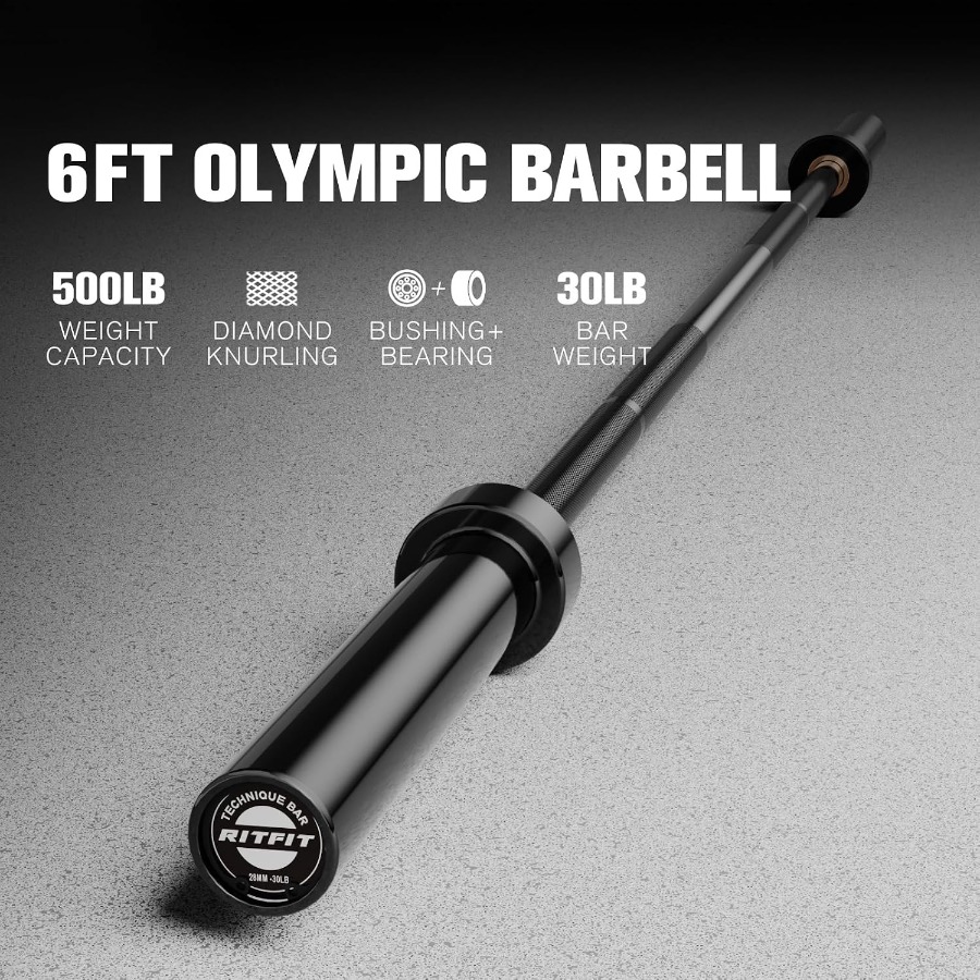 Olympic Barbell 4ft/6ft - 2 In - Barbell Curl Bar review and price