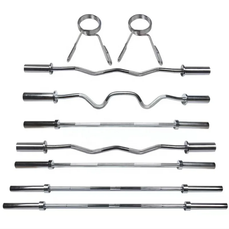 Custom Chromed Powerlifting ba - Barbell Curl Bar review and price