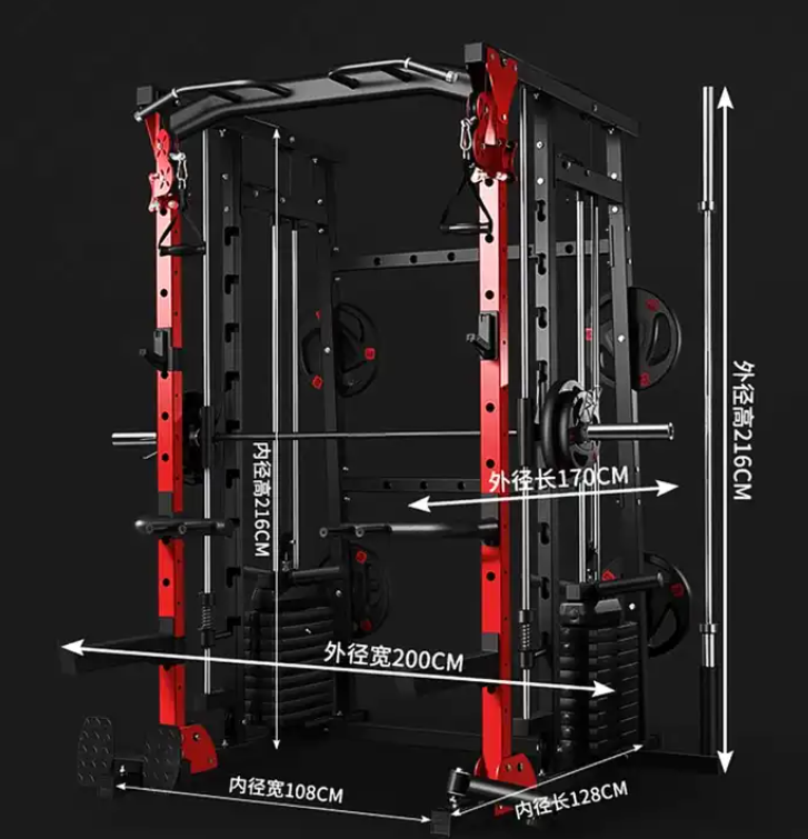 Heavy Duty All-in-One Smith Ma - Home Gym Weight Machine review and price