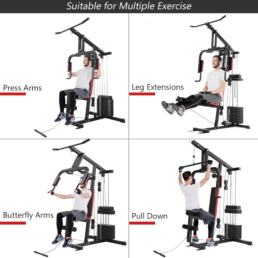 Multifunction Home Gym System, - Home Gym Weight Machine review and price