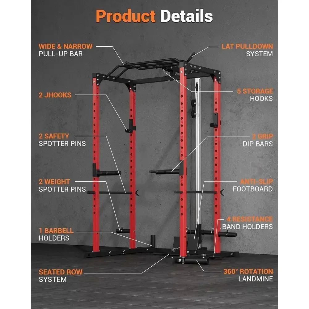 1200lb Capacity Multi-Function - Home Gym Pulley System review and price