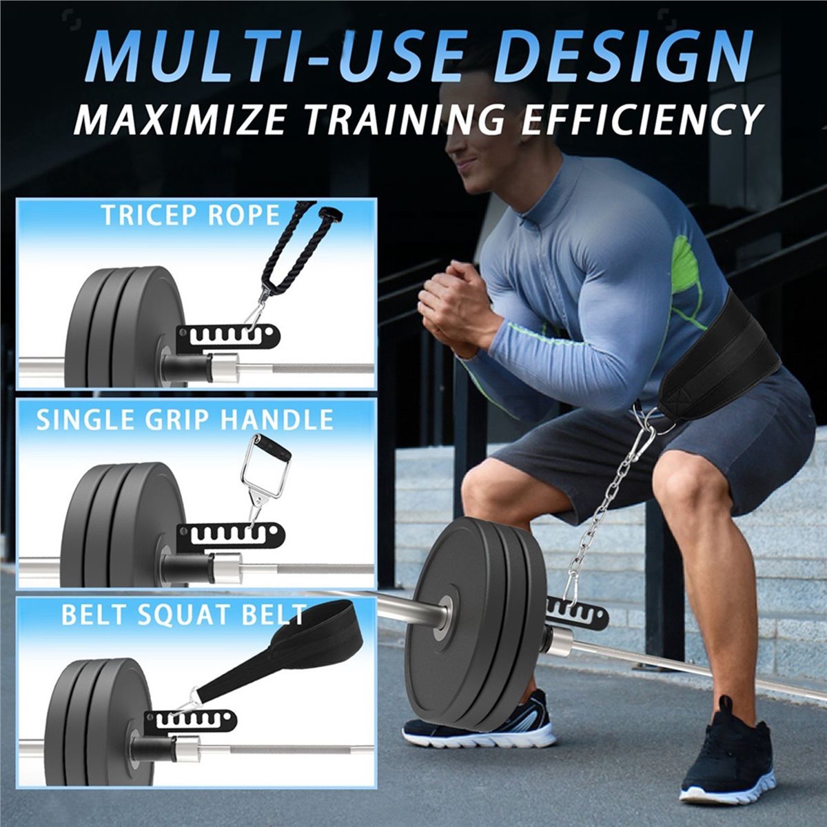 【COUNTDOWN DEAL】 Belt Squat Ba - Home Gym One Machine review and price