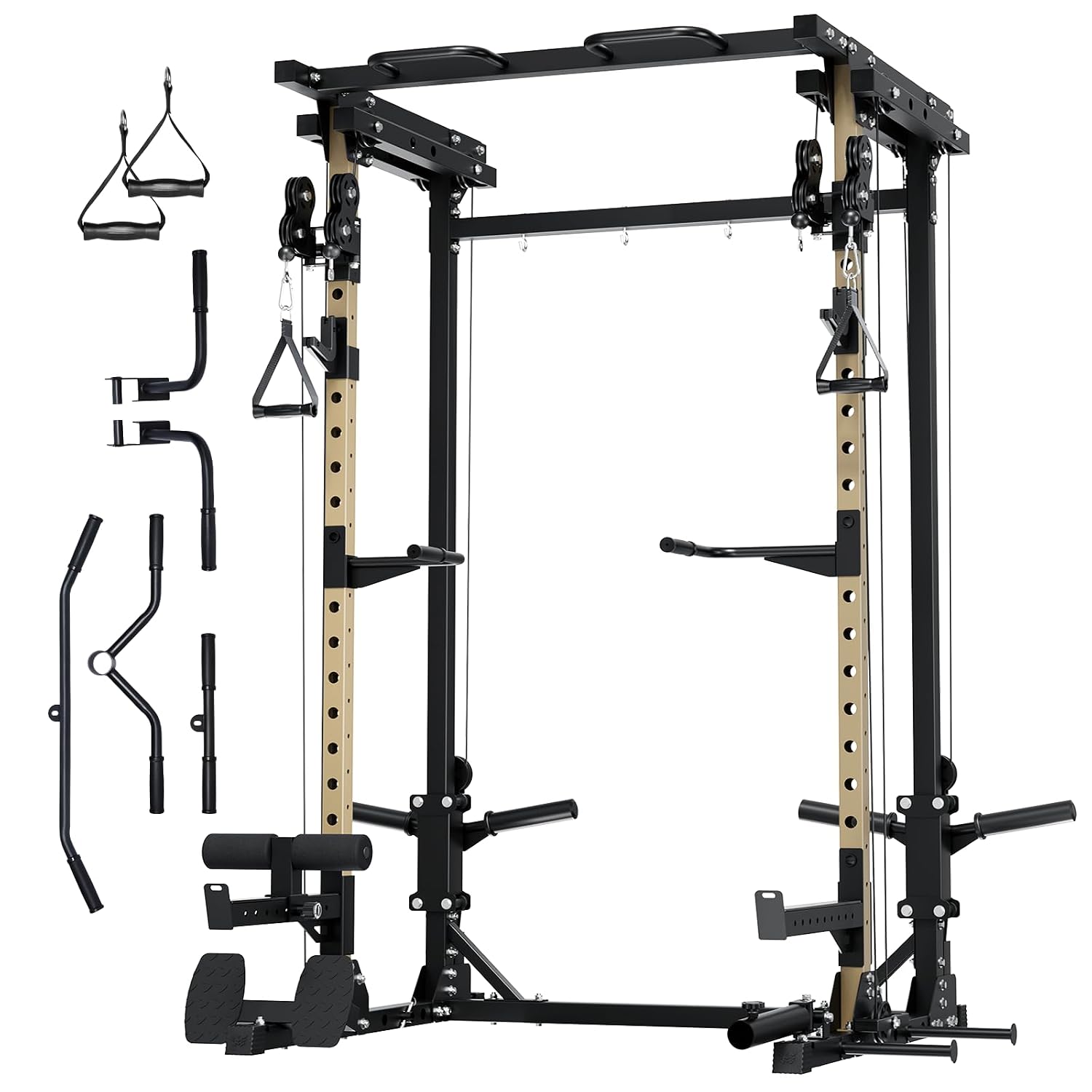 Drone3 Power Rack, 2500lbs Mul - Home Gym Pulley System review and price