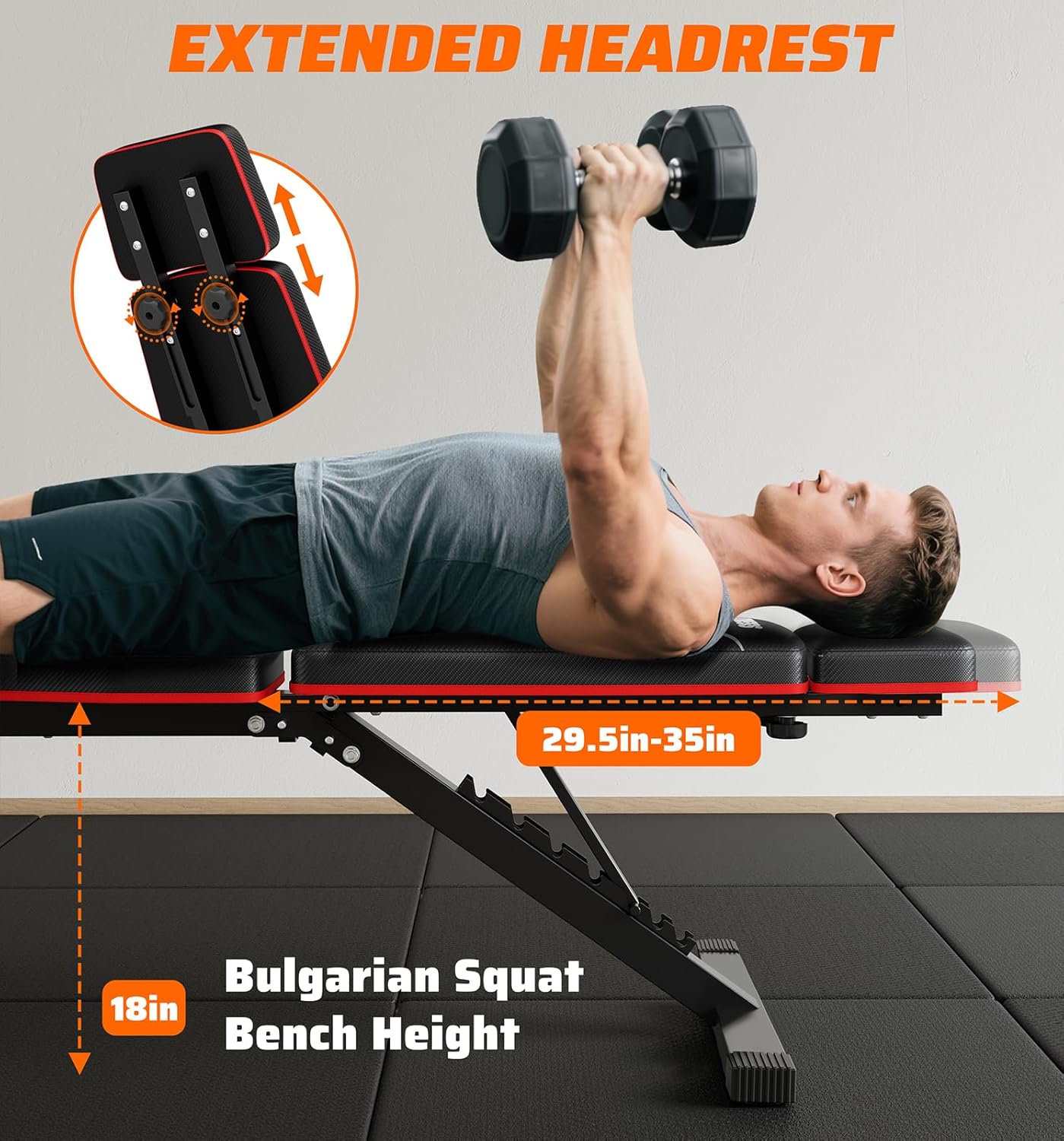 Home Gym Foldable Weight Bench - Home Gym Weight Bench review and price